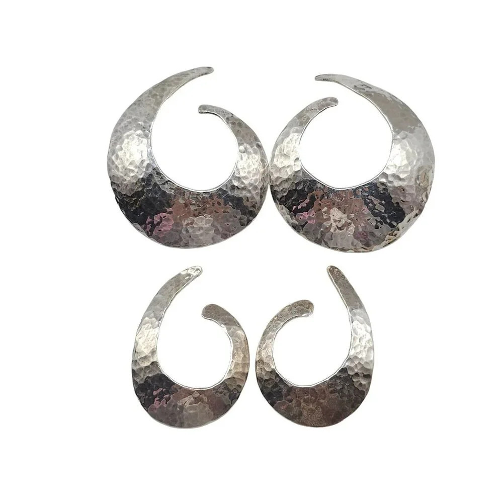 Bettina Sterling Silver Hammered Jewelry Pieces Craftable